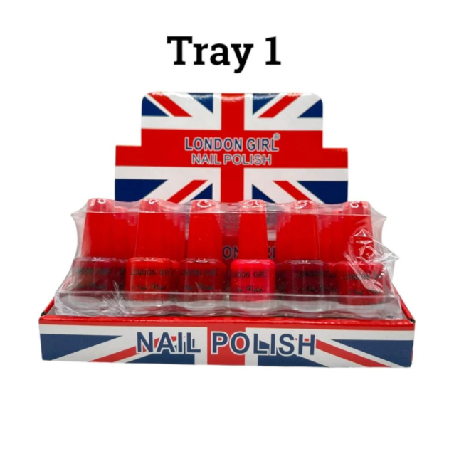 LONDON GIRL NAIL POLISH 24-PACK (€0.70 each)