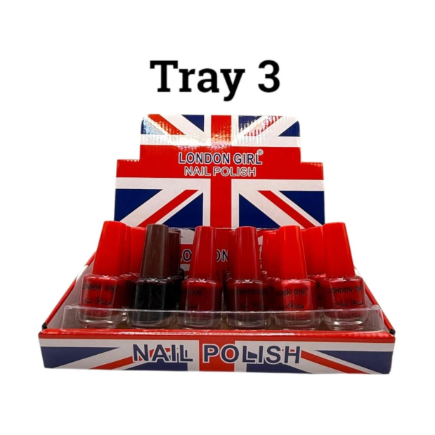 LONDON GIRL NAIL POLISH 24-PACK (€0.70 each)