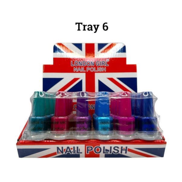 LONDON GIRL NAIL POLISH 24-PACK (€0.70 each)