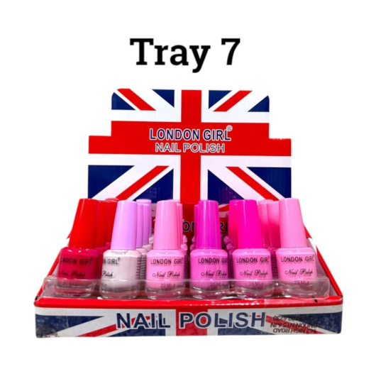 VERNIS À ONGLES LONDON GIRL PACK DE 24 (0.70€ pièce)
