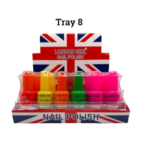 VERNIS À ONGLES LONDON GIRL PACK DE 24 (0.70€ pièce)