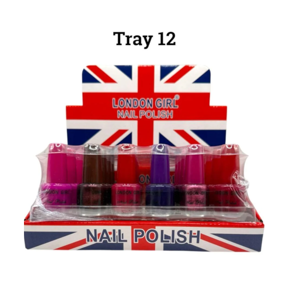 VERNIS À ONGLES LONDON GIRL PACK DE 24 (0.70€ pièce)