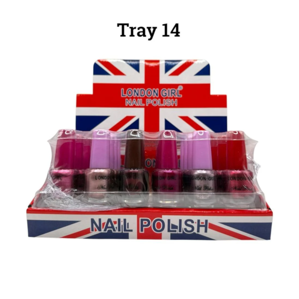VERNIS À ONGLES LONDON GIRL PACK DE 24 (0.70€ pièce)
