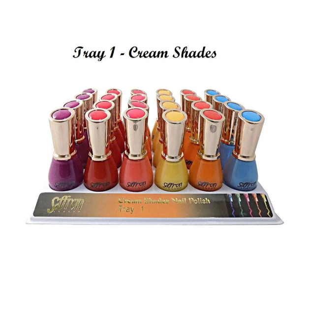 VERNIS À ONGLES SAFFRON PACK DE 24 (0.80€ pièce)