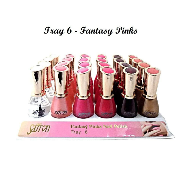 VERNIS À ONGLES SAFFRON PACK DE 24 (0.80€ pièce)
