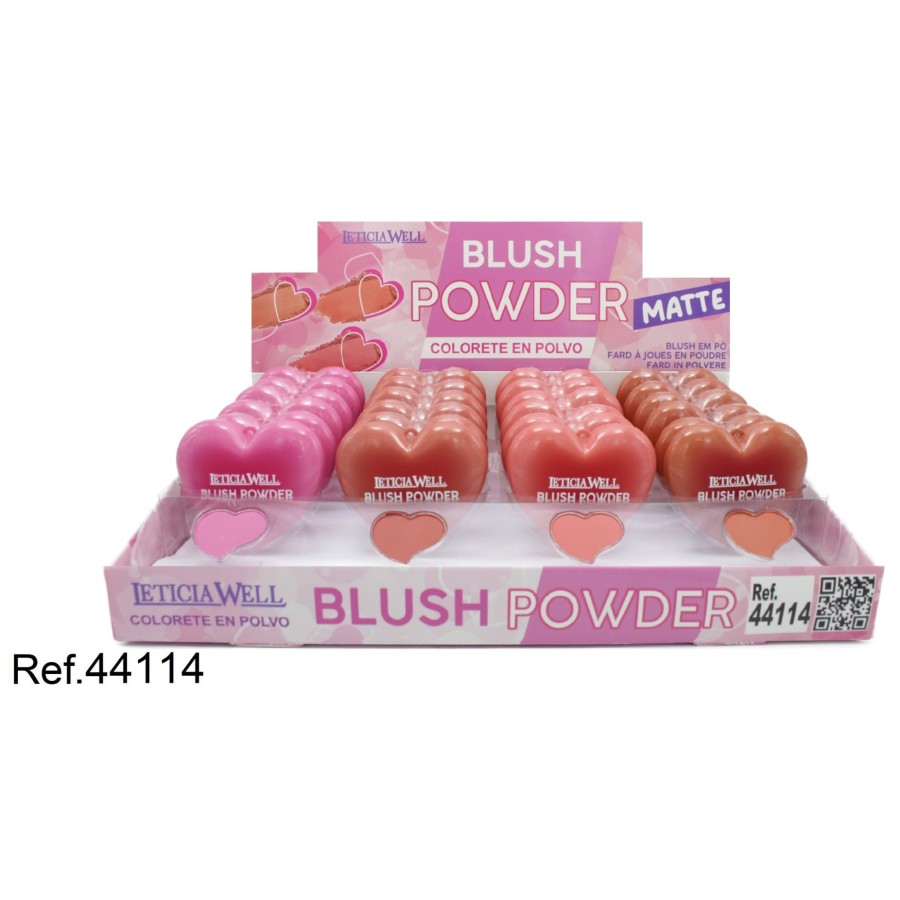 FARD À JOUES LETICIA WELL PACK DE 24 (0.91€ pièce)