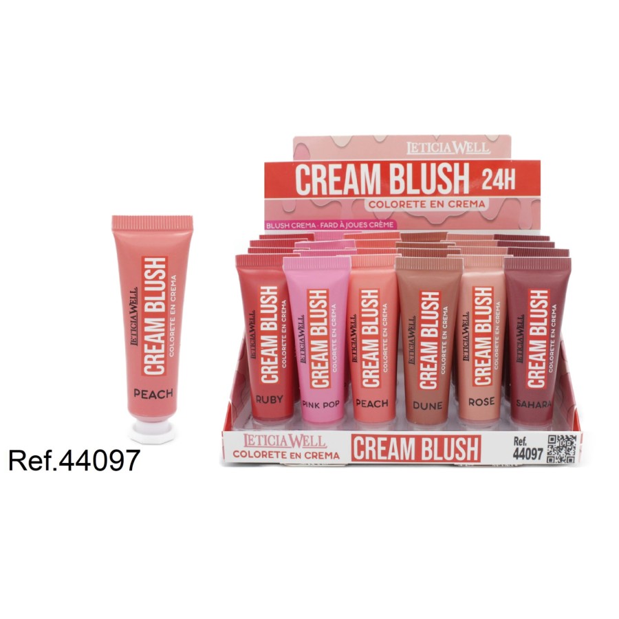FARD À JOUES LETICIA WELL PACK DE 24 (0.85€ pièce)