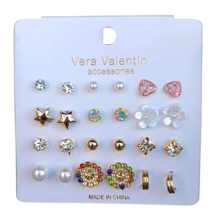 BOUCLES D'OREILLES PACK DE 12 (0.10€ la paire)