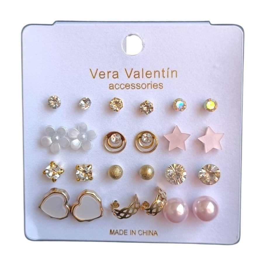 BOUCLES D'OREILLES PACK DE 12 (0.10€ la paire)