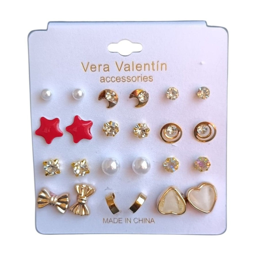 BOUCLES D'OREILLES PACK DE 12 (0.10€ la paire)