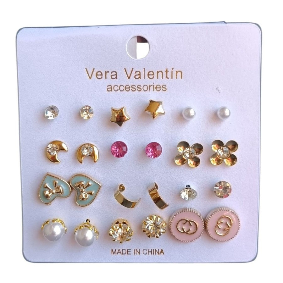 BOUCLES D'OREILLES PACK DE 12 (0.10€ la paire)