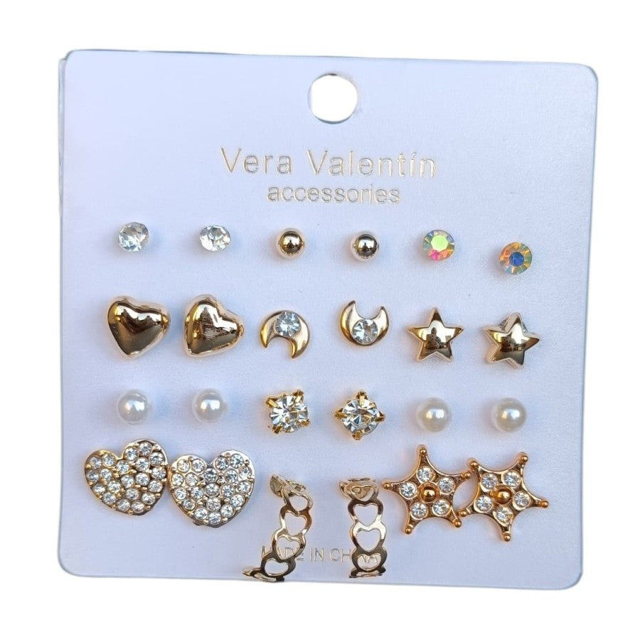 BOUCLES D'OREILLES PACK DE 12 (0.10€ la paire)