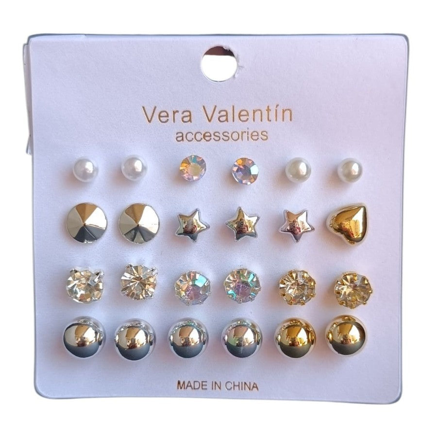BOUCLES D'OREILLES PACK DE 12 (0.10€ la paire)