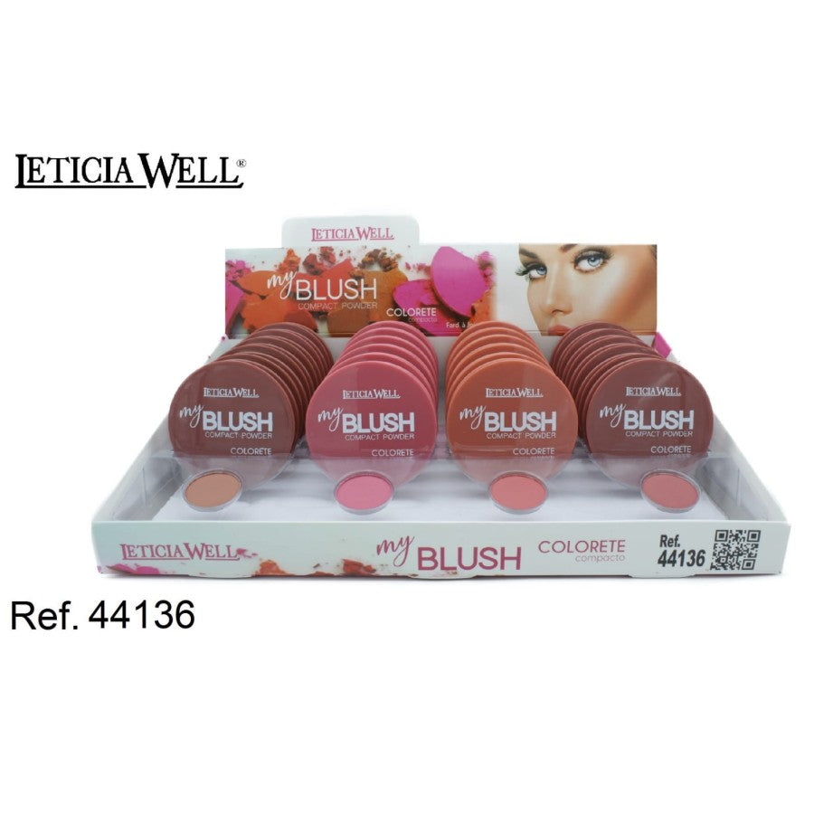 FARD À JOUES LETICIA WELL PACK DE 24 (0.85€ pièce)