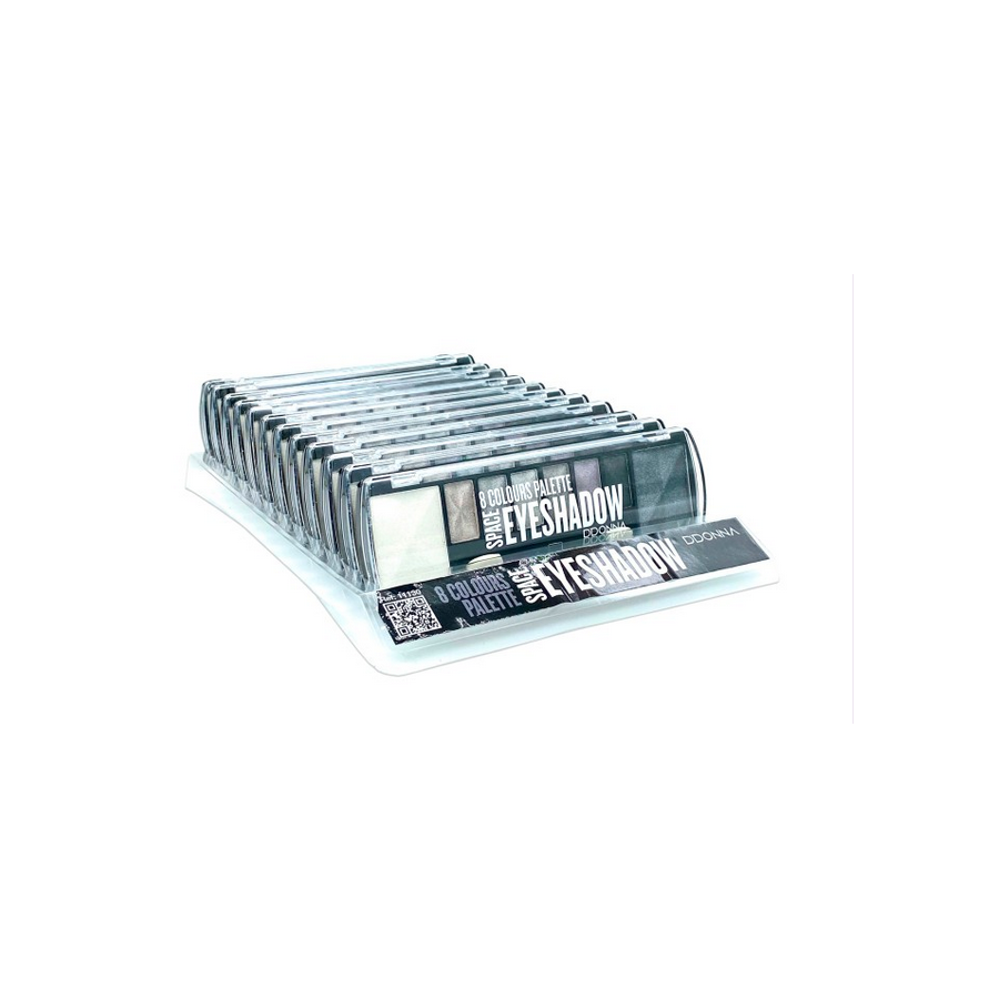 FARD À PAUPIÈRES GRIS SPACE D'DONNA PACK DE 12 (1.11€ pièce)