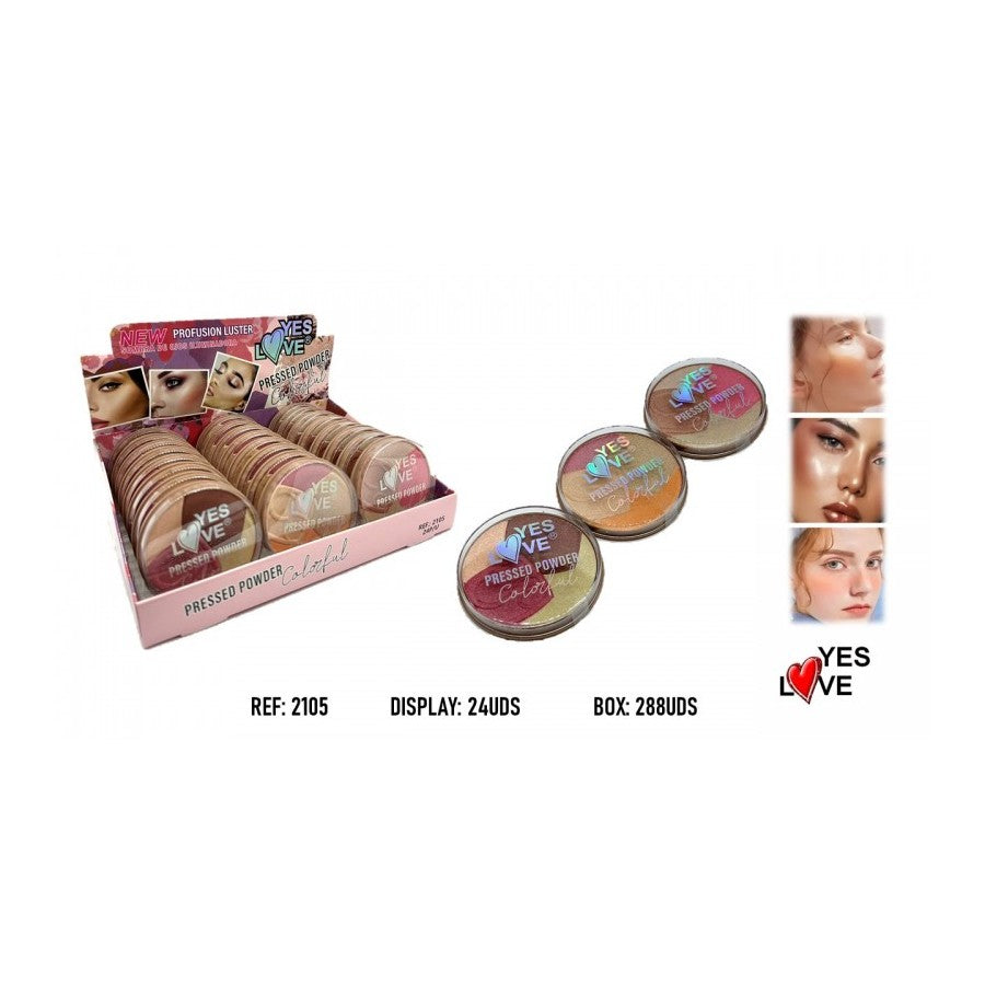 FARD À PAUPIÈRES 2105 EASY PARIS PACK DE 24 (1.23€ pièce)