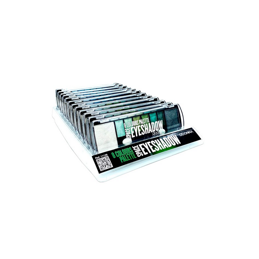 FARD À PAUPIÈRES SPACE GREEN D'DONNA PACK DE 12 (1.11€ pièce)