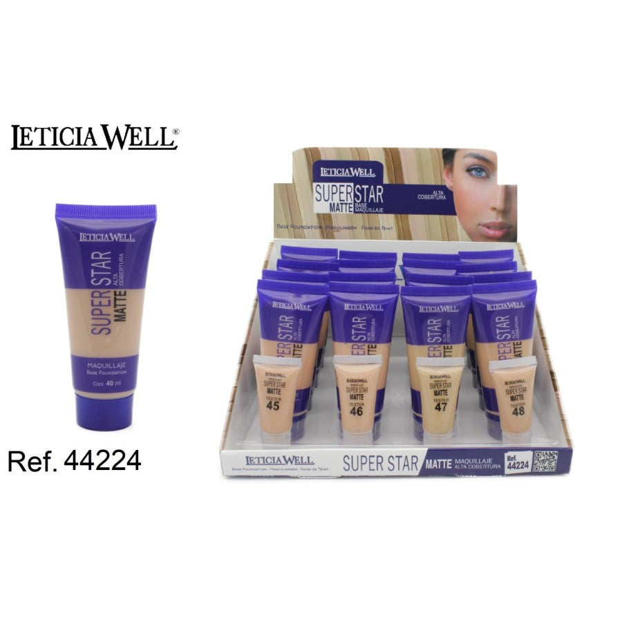 FOND DE TEINT LETICIA WELL PACK DE 16 (1.10€ pièce)