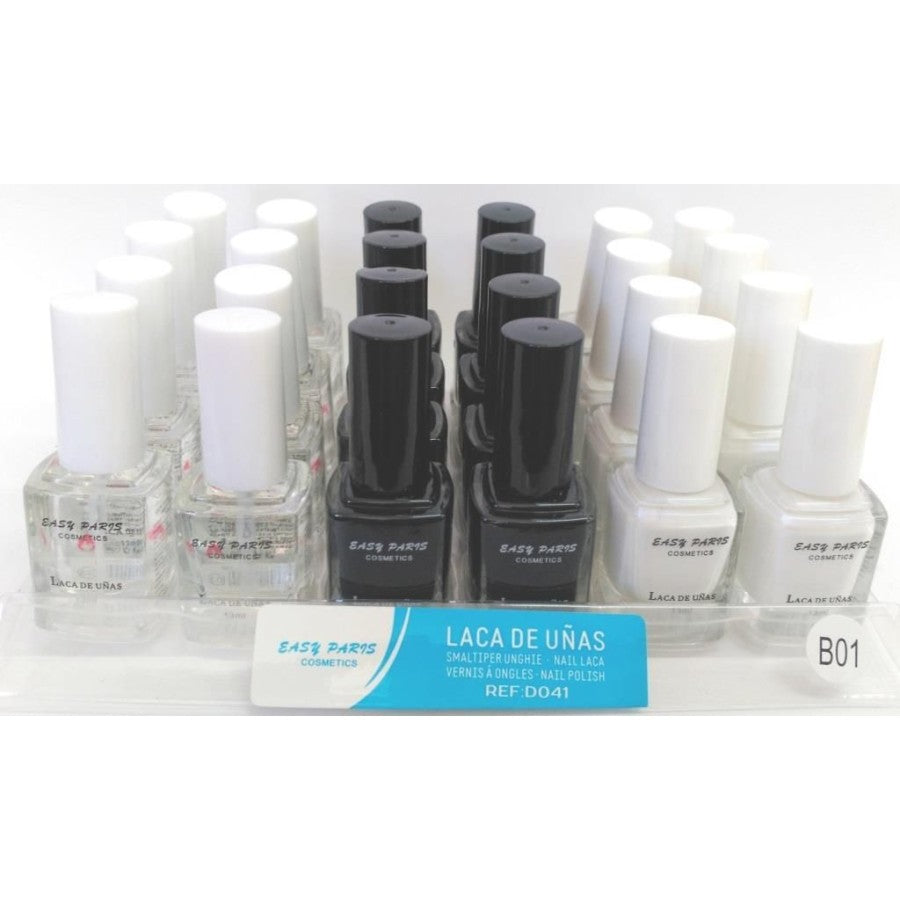 VERNIS À ONGLES EASY PARIS D041-B01 PACK DE 24 (0.75€ pièce)