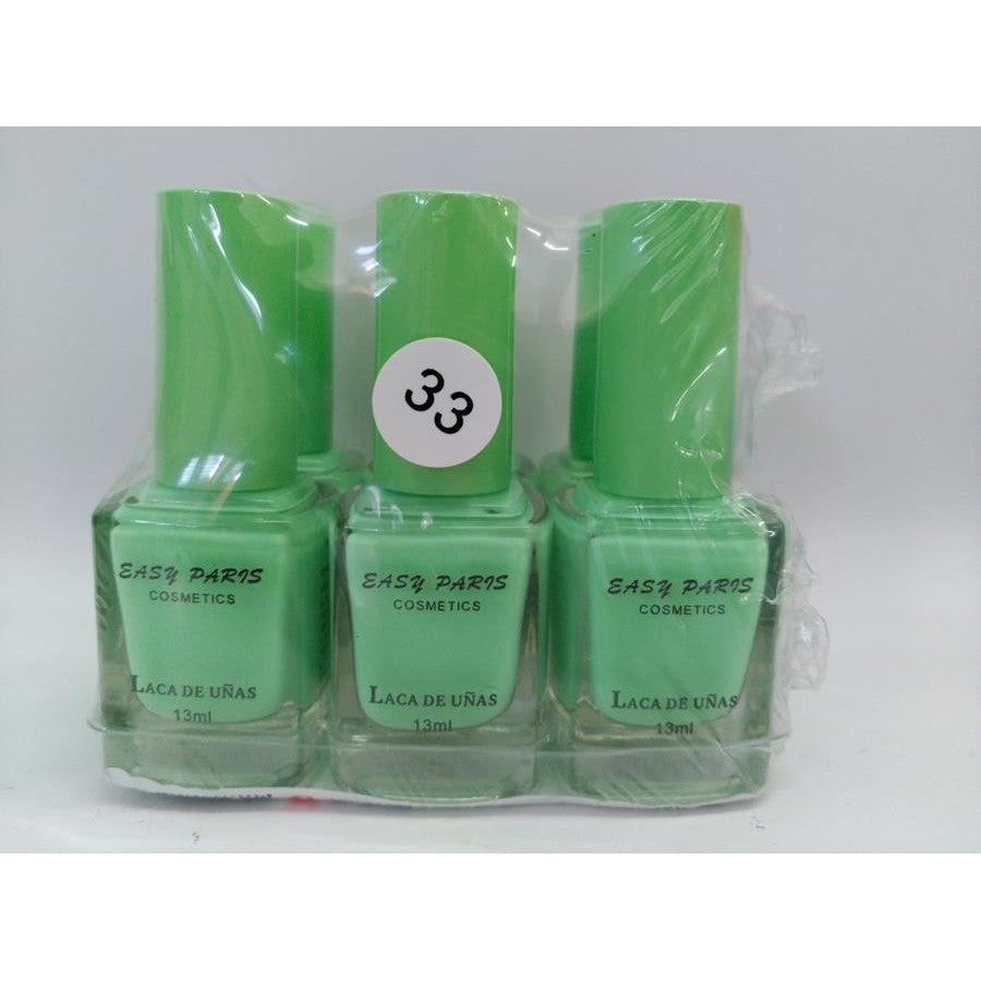 EASY PARIS NAIL POLISH D041-033 PACK OF 6 (€0.75 each)