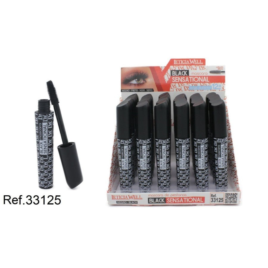 MASCARA NOIR 33125 LETICIA WELL PACK DE 24 (1€ pièce)