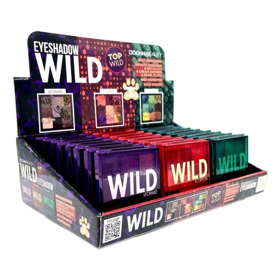 FARD À PAUPIÈRES WILD D'DONNA PACK DE 24 (1.36€ pièce)